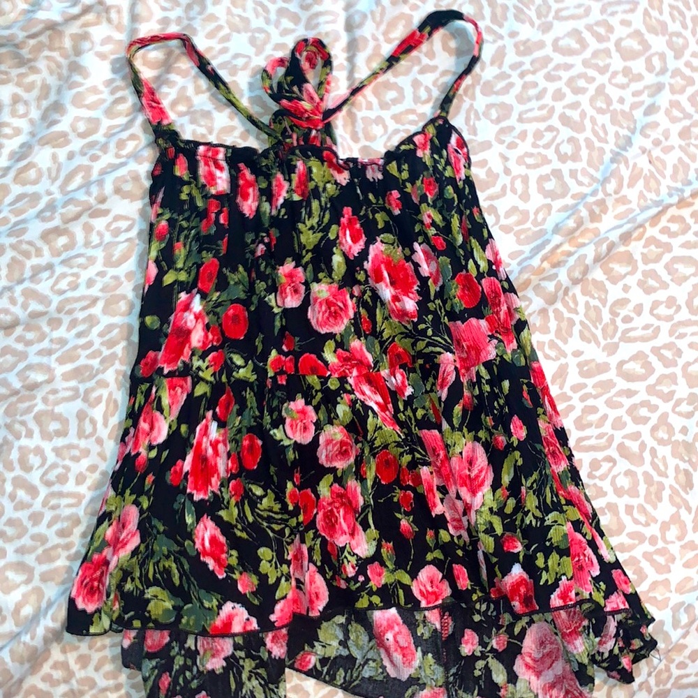 Floral tank top